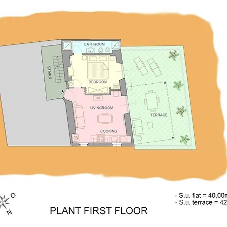 Casa Romantica -terrace 40sqm, Wonderful View Daire *